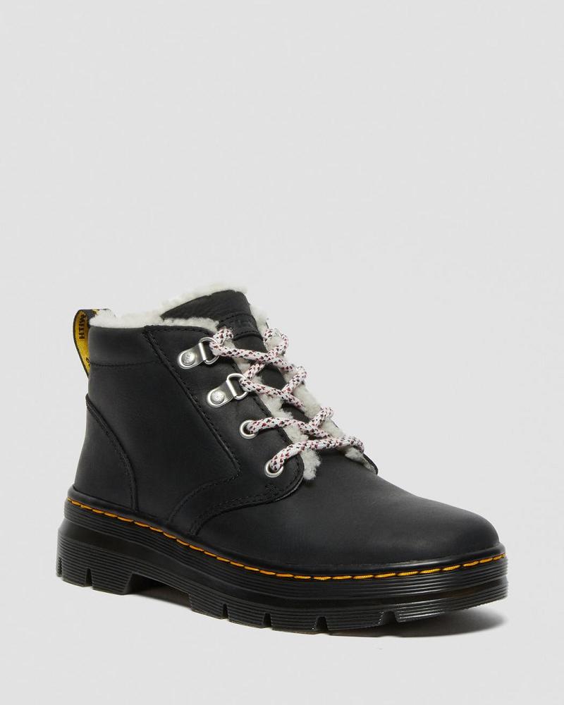 Black Women\'s Dr Martens Bonny Faux Shearling Lined Winter Boots | CA 285FDN